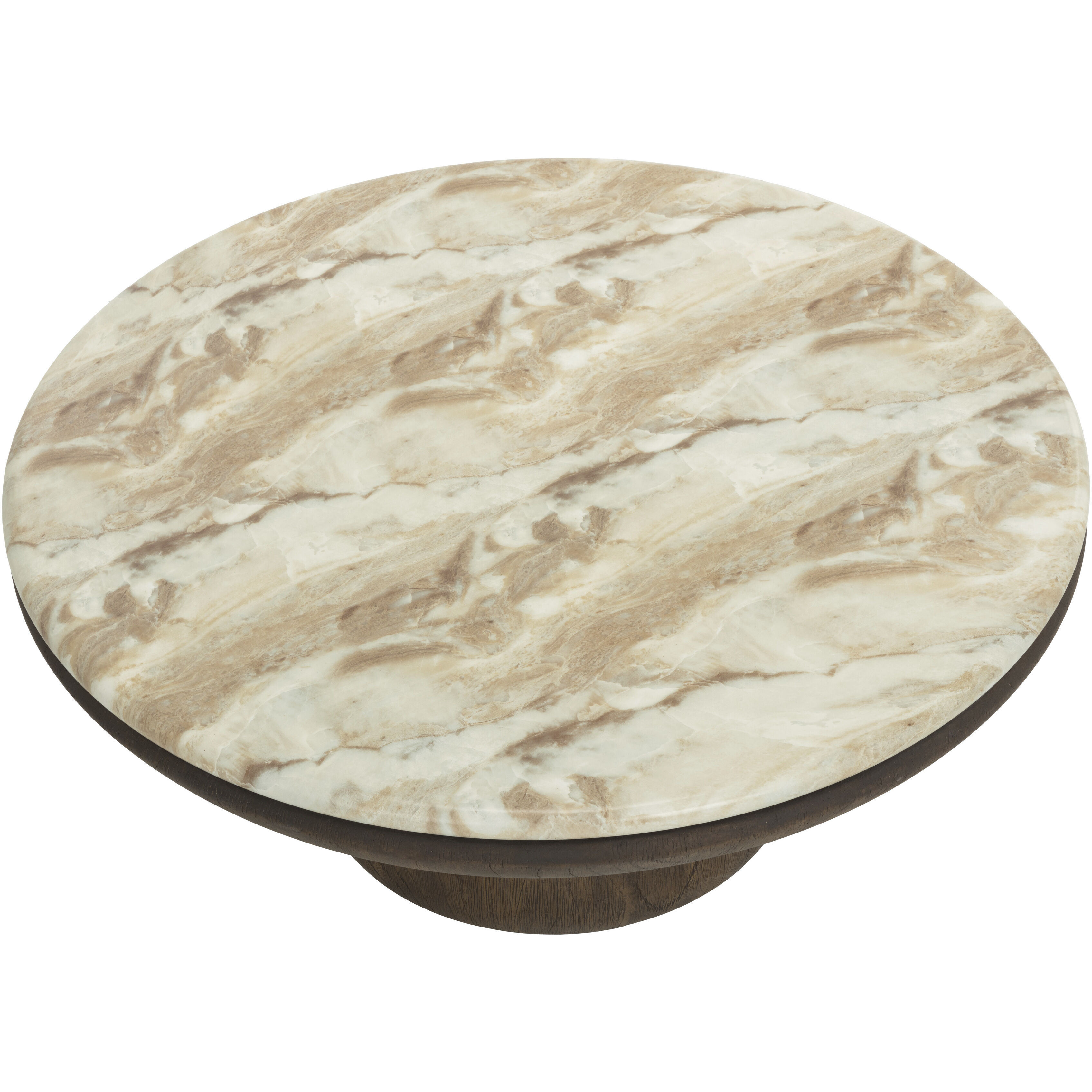 Orula 40 X 17 inch Marble Look / Macchiato Outdoor Coffee Table